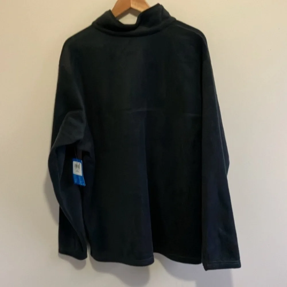 NWT Columbia men’s black fleece swrater size XL - Picture 8 of 9